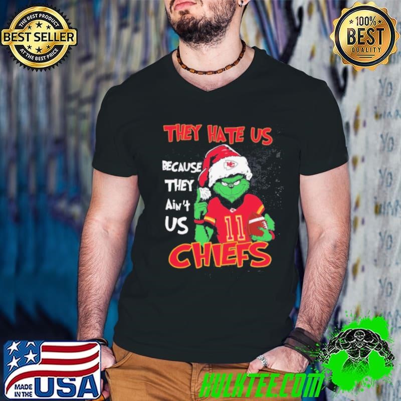 Kansas City Christmas They Hate Us Because They Ain’t Us Chiefs Shirt