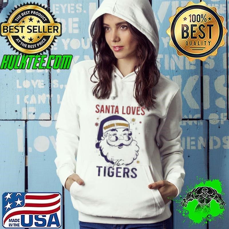 LSU Tigers Santa Loves Tigers Christmas Shirt