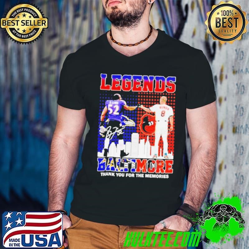 Legends Baltimore – Orioles x Ravens Thank You For The Memories Shirt