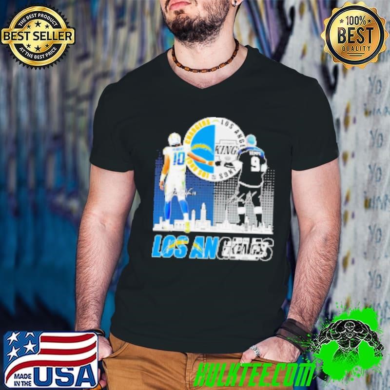 Los Angeles Chargers Justin Herbert x Kings Adrian Kempe signatures Shirt