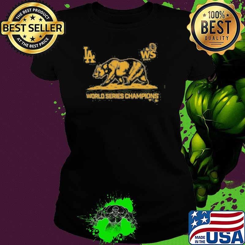 Los Angeles Dodgers 2024 World Series Champions Cali Bear Shirt