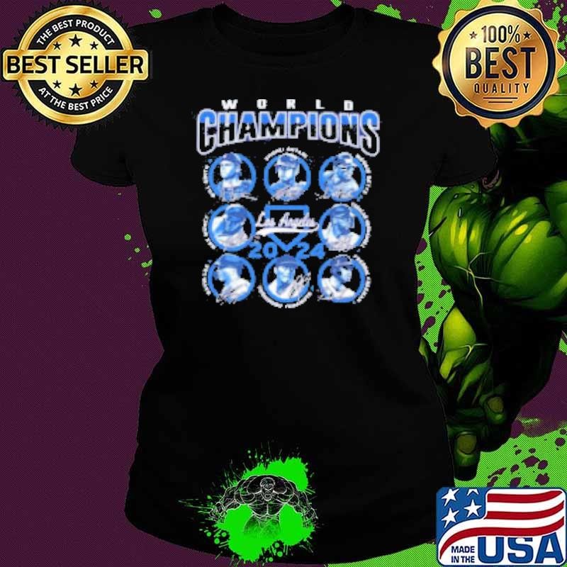 Los Angeles Dodgers 2024 World Series Champions Player Graphic Shirt