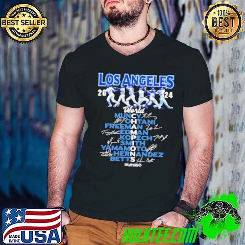 Los Angeles Dodgers 2024 World Series Champions Player Shirt