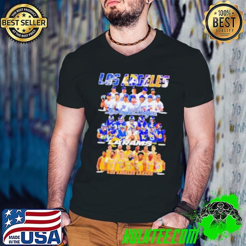 Los Angeles Dodgers Los Angeles Rams Los Angeles Lakers Los Angeles City 2024 shirt