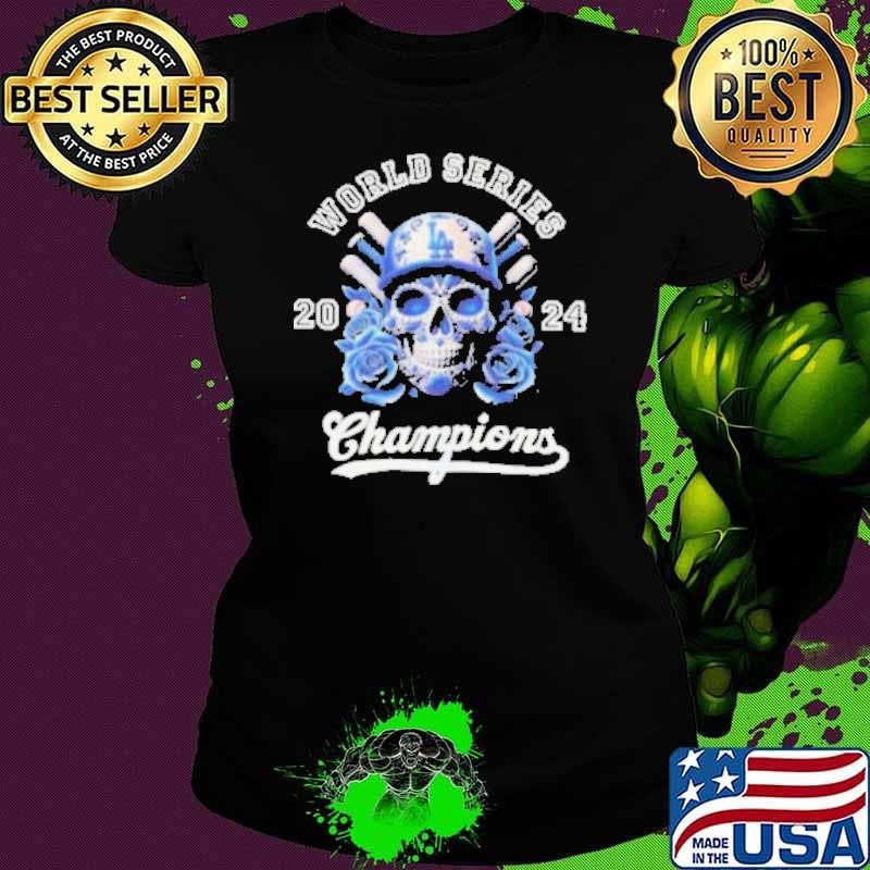 Los Angeles Dodgers Skull World Series Champions 2024 Shirt