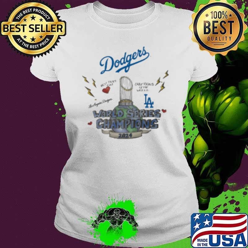 Los Angeles Dodgers Tiny Turnip 2024 World Series Champions MLB Best Team Ever Shirt