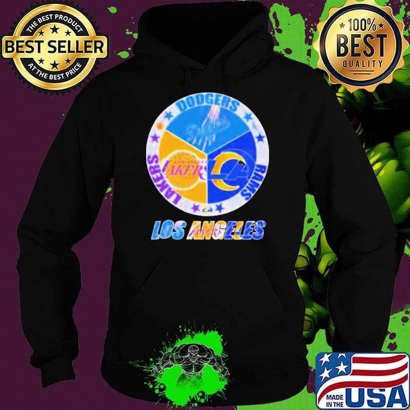 Los Angeles Team Sport Los Angeles Dodgers Los Angeles Lakers And Los Angeles Rams 2024 Shirt