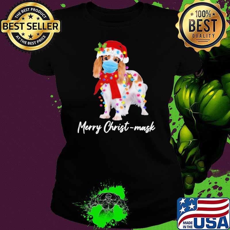 Merry Christ mask Merry Christmas Light shirt