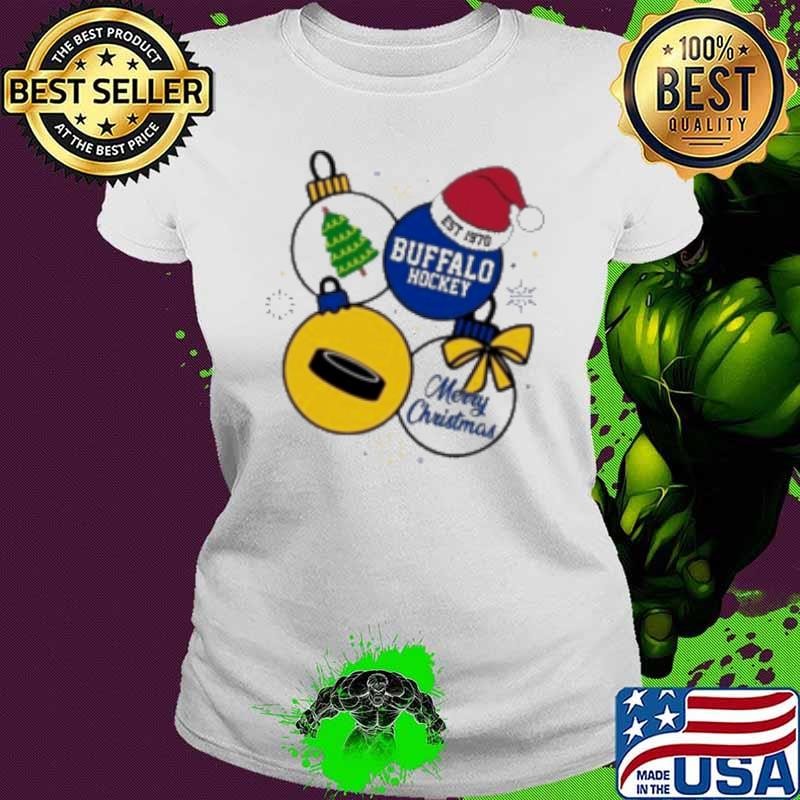 Merry Christmas Buffalo Hockey Est 1970 Shirt