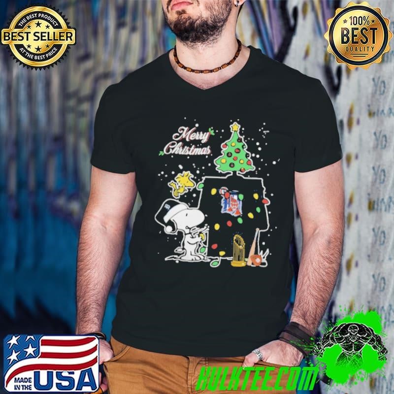 Merry Christmas With Snoopy Baby Detroit Tigers Shirt