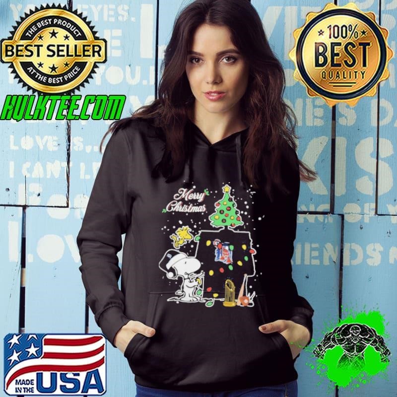 Merry Christmas With Snoopy Baby Detroit Tigers Hoodie