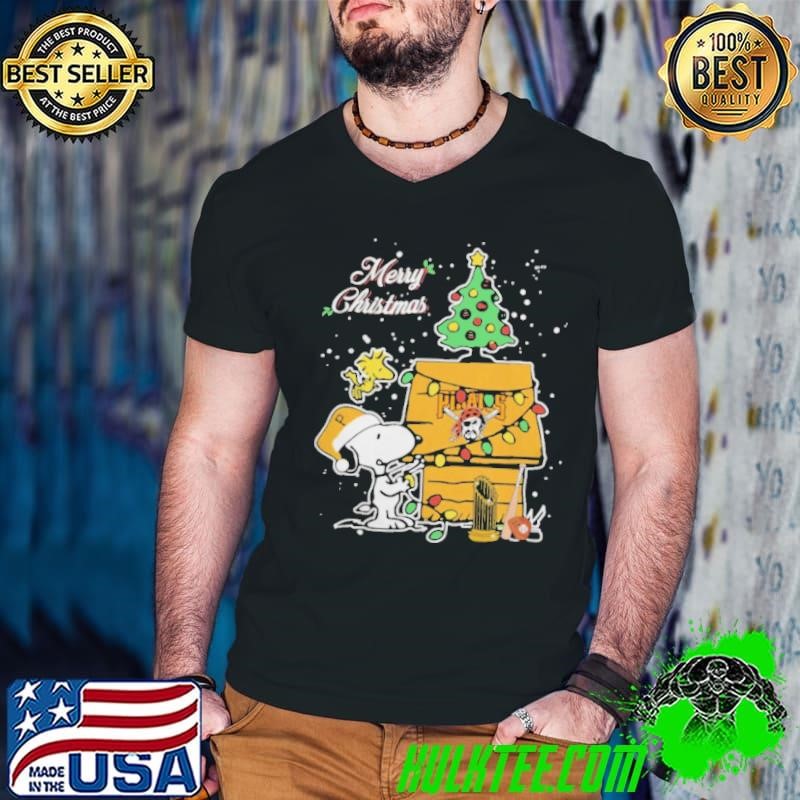 Merry Christmas With Snoopy Baby Pittsburgh Pirates Shirt