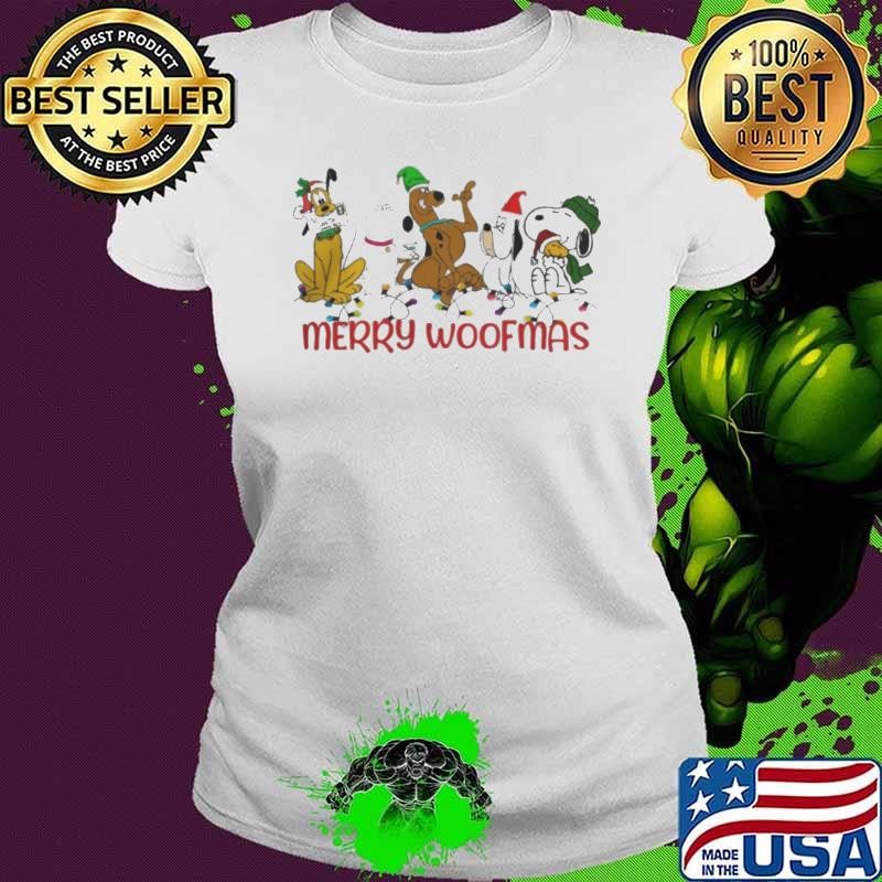 Merry Woofmas christmas Ladies tee