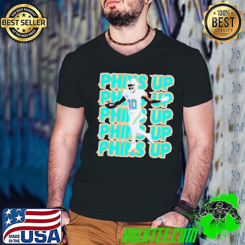 Miami Dolphins Tyreek Hill Phins Up NFL Football Fan t Guys V Neck