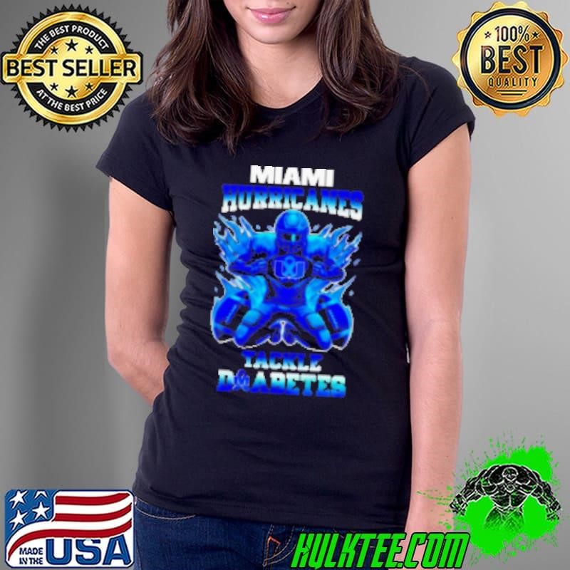 Miami Hurricanes Tackle Diabetes Awareness Month November 2024 Shirt