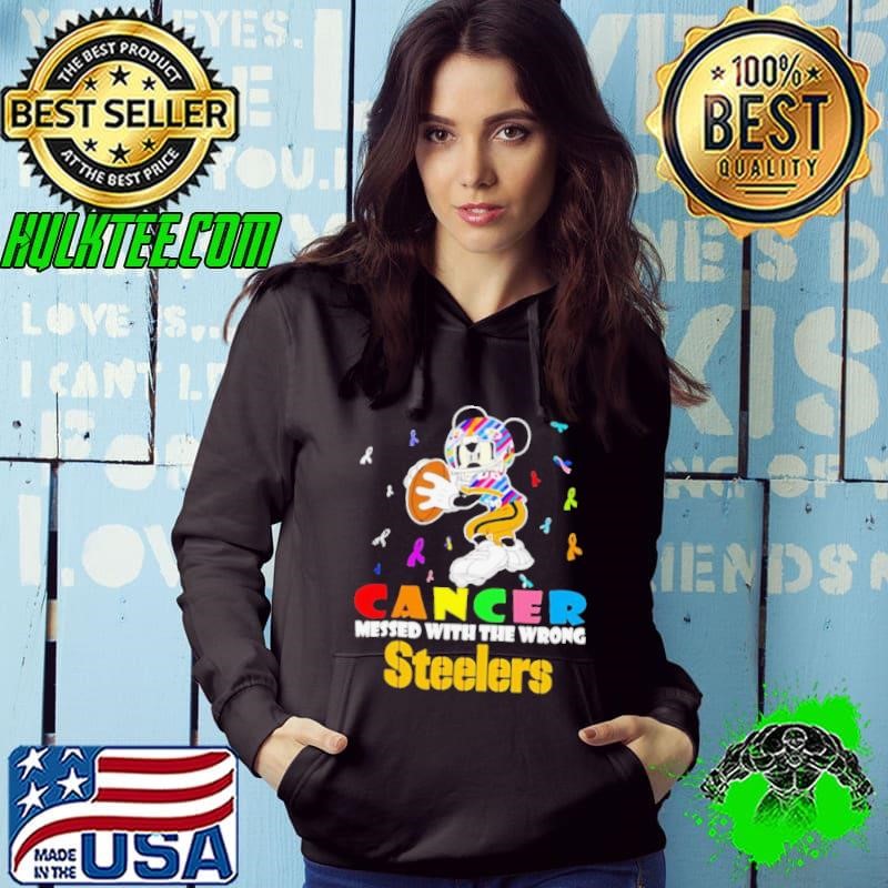 Mickey Cancer messed with wrong Pittsburgh Steelers Hoodie