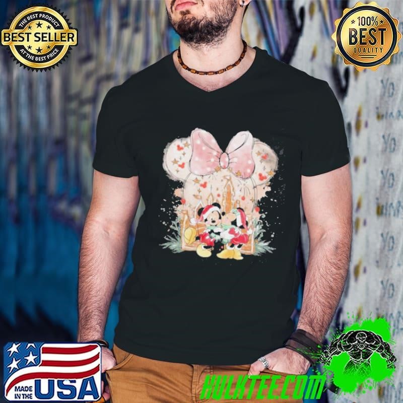 Mickey Minnie Very Merry Christmas Party 2024 Guys V Neck