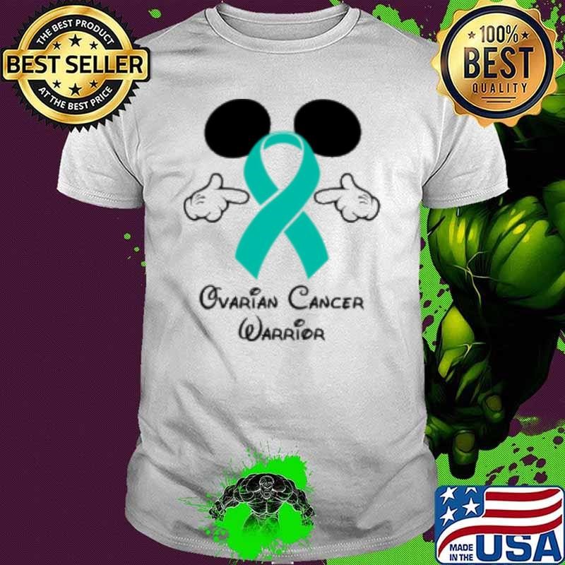 Mickey Mouse Ovarian Cancer Warrior Shirt