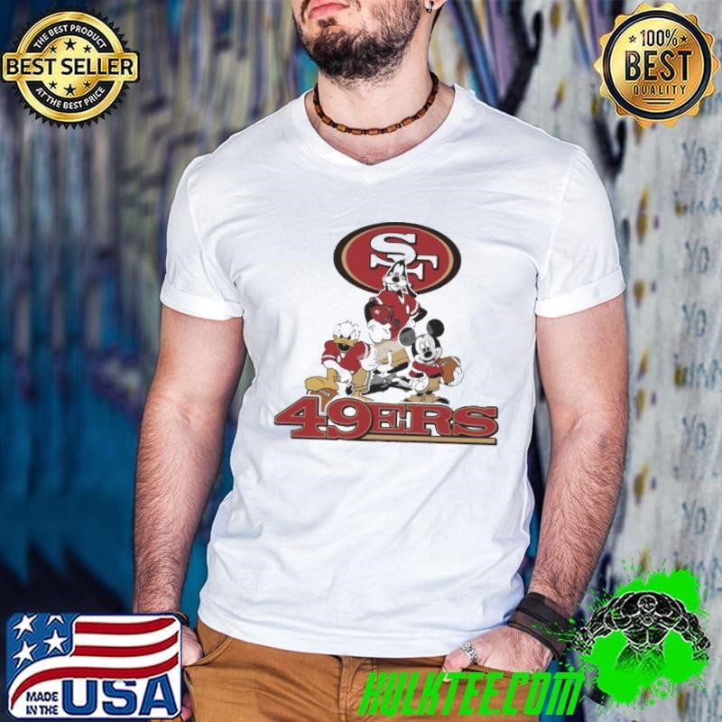 Mickey, Pluto, Donald San Francisco 49ers Shirt