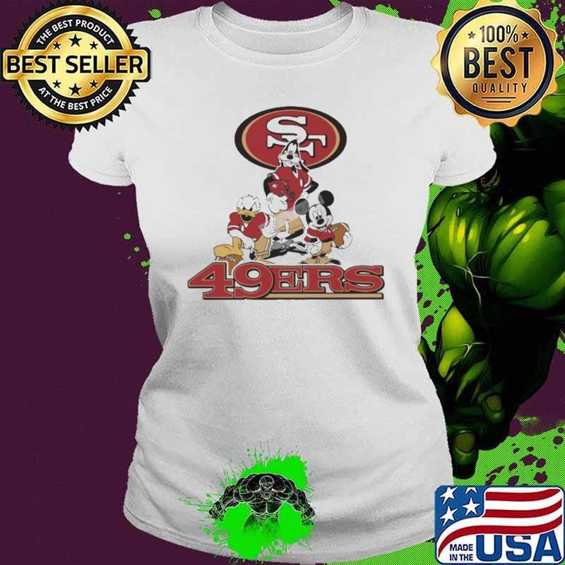 Mickey, Pluto, Donald San Francisco 49ers Shirt