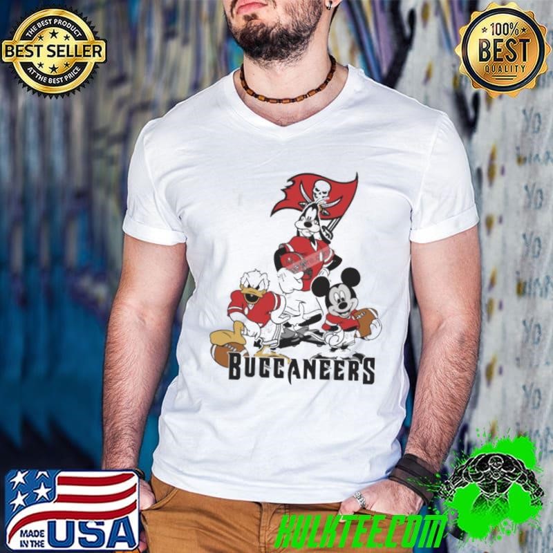 Mickey, Pluto, Donald Tampa Bay Buccaneers Shirt