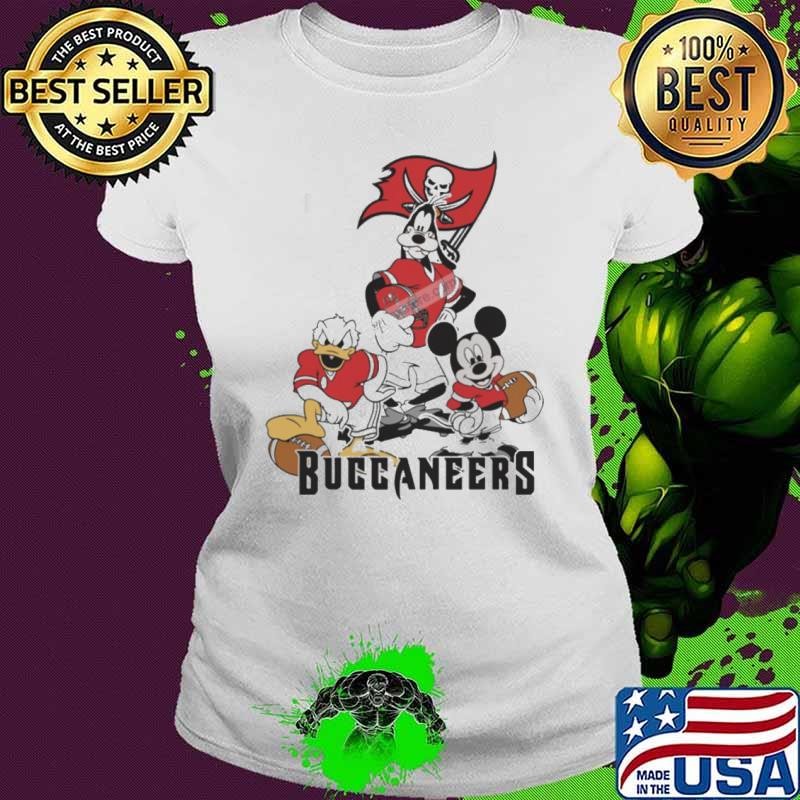 Mickey, Pluto, Donald Tampa Bay Buccaneers Shirt