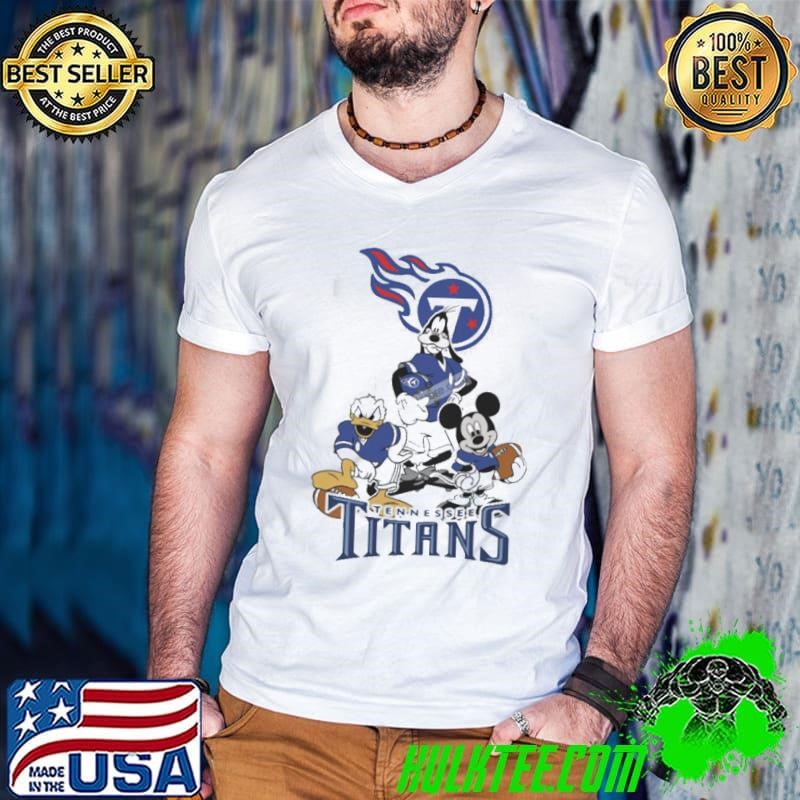 Mickey, Pluto, Donald Tennessee Titans Shirt