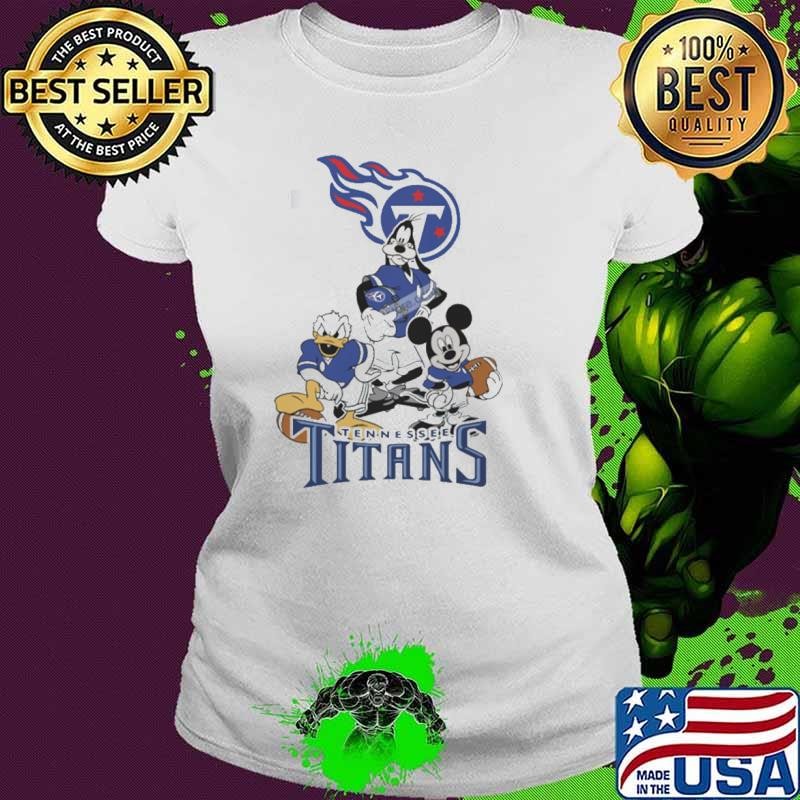 Mickey, Pluto, Donald Tennessee Titans Shirt
