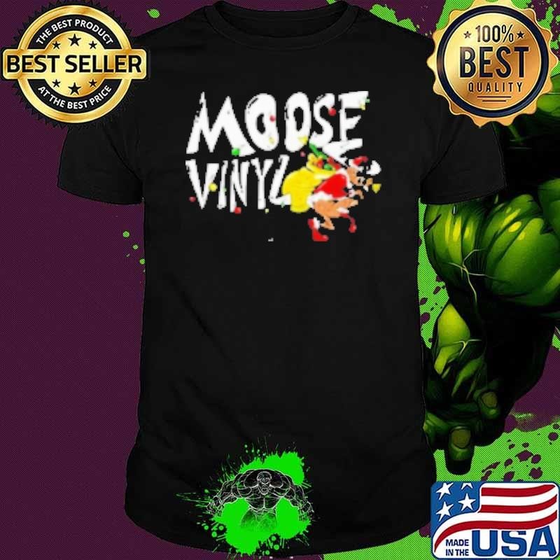 Moose Vinyl Embroidered Holiday 2024 Shirt Shirt