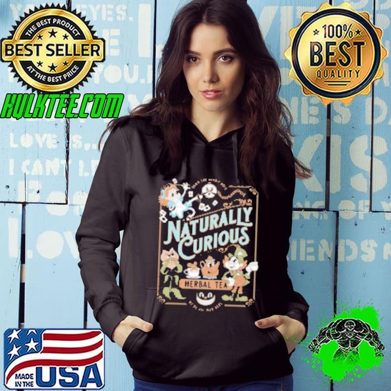 Naturally Curious Cartoon Alice in Wonderland Hoodie