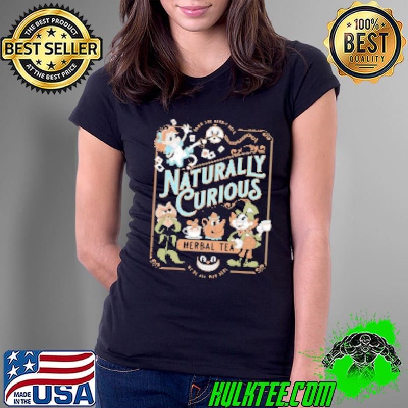 Naturally Curious Cartoon Alice in Wonderland Shirt