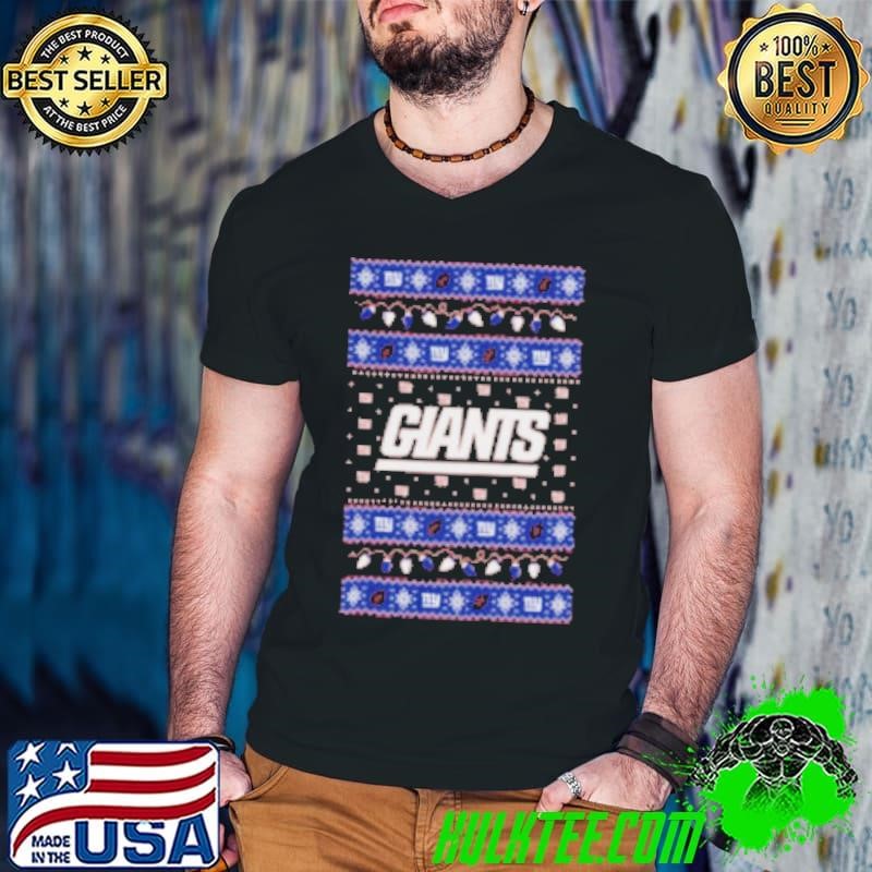 New York Giants Holiday Lights Shirt