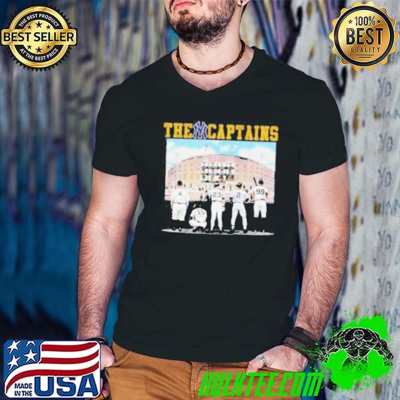 New York Yankees MLB Team The Captains Of All The Generations Shirt