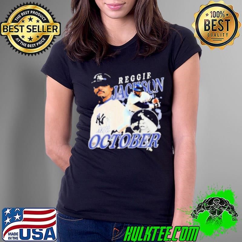 Official Jazz Chisholm Reggie Jackson Mr October Ladies Tee
