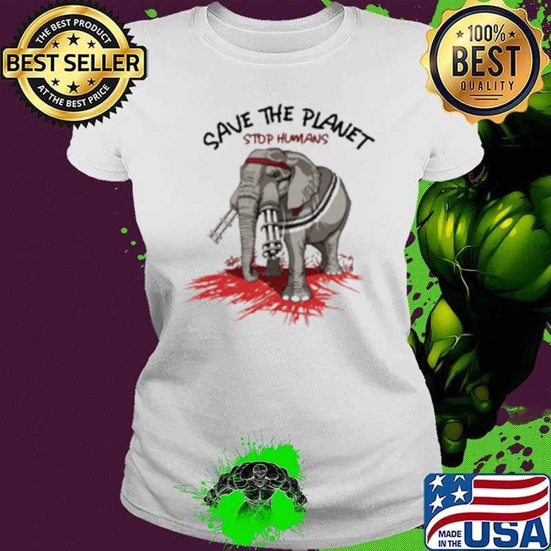 Official Save the planet stop humans Shirt