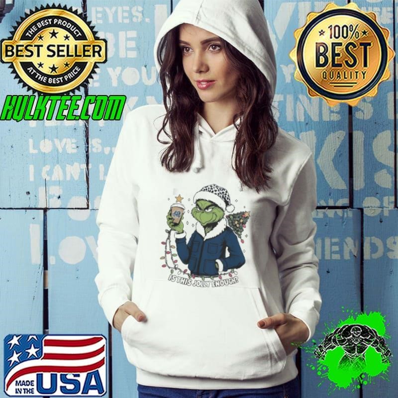 Old Dominion Monarchs x Santa Grinch Is This Jolly Enough Merry Christmas Hoodie