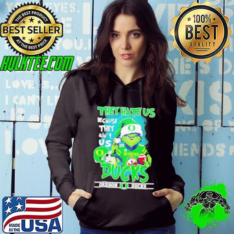 Oregon Ducks x Grinch they hate us because they ain’t us 2024 Hoodie