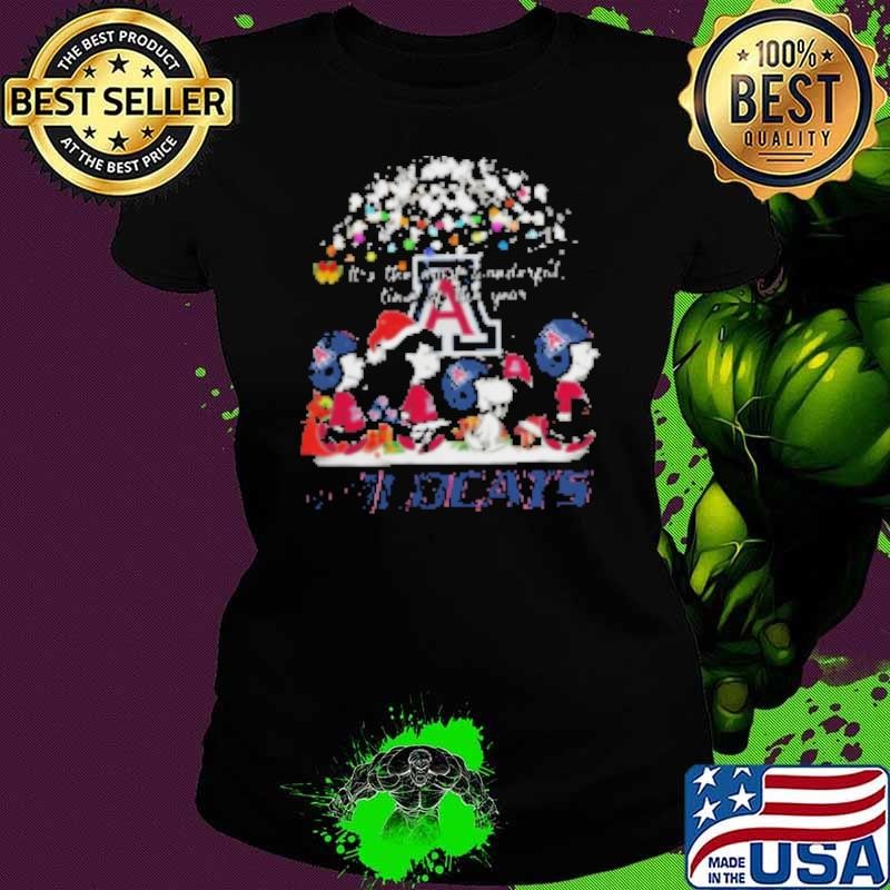 Peanuts Arizona Wildcats It's The Most Wonderful Time Of The Year Winter Shirt