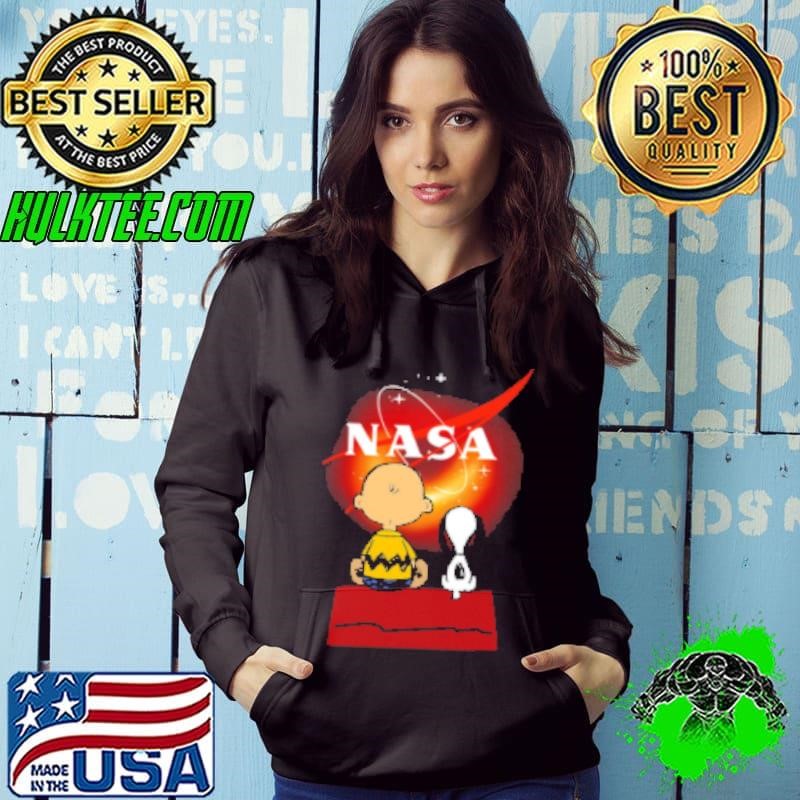 Peanuts Charlie Brown And Snoopy NASA Hoodie