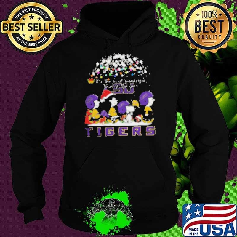 Peanuts LSU Tigers It’s The Most Wonderful Time Of The Year Winter Hoodie