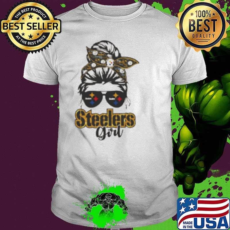 Pittsburgh Steeler girl burn hair shirt
