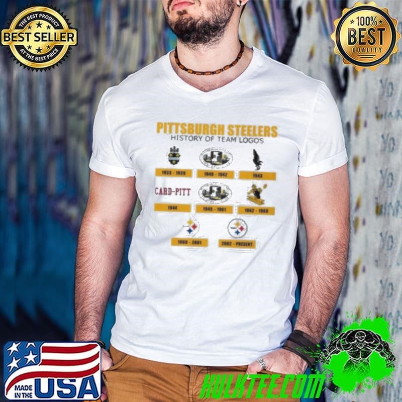 Pittsburgh Steelers 1933 History Of Team Logo shirt
