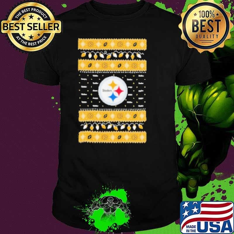Pittsburgh Steelers NFL Holiday Lights Ugly Christmas 2024 shirt