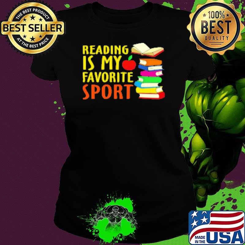 Reading Is My Favorite Sport Ladies tee