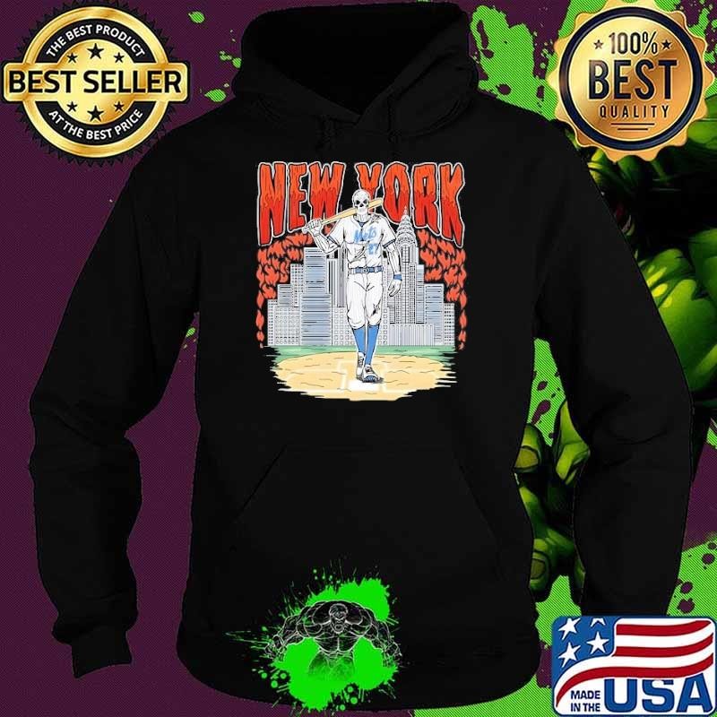 Reed Garrett New York Mets Skull Hoodie