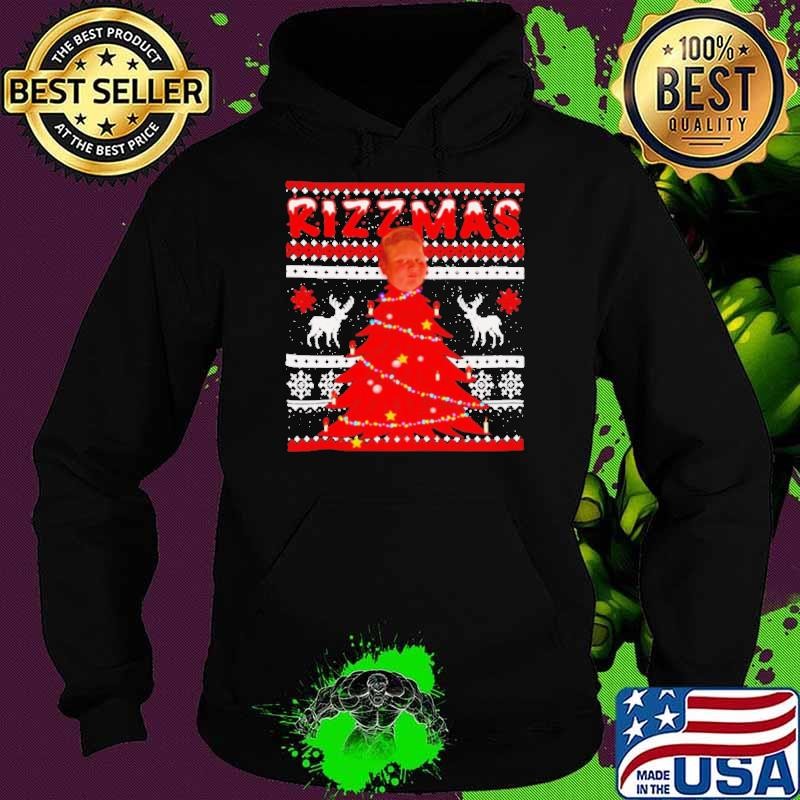 Rizzmas The Rizzler ugly Christmas Hoodie
