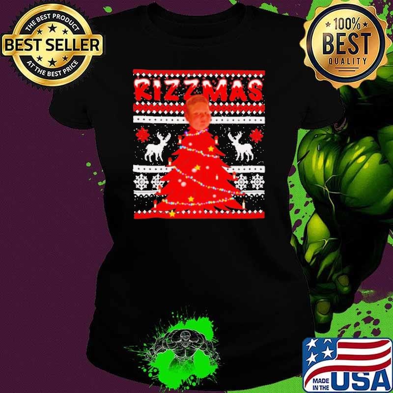 Rizzmas The Rizzler ugly Christmas Ladies tee
