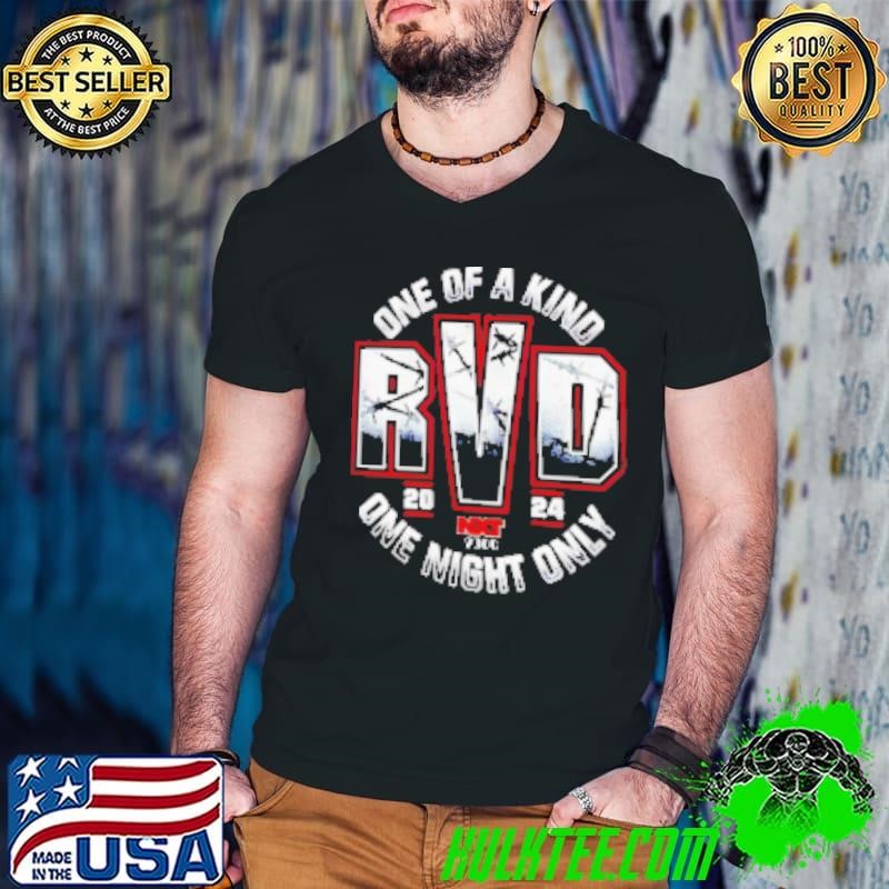 Rob Van Dam one of a kind one night only 2024 Guys V Neck