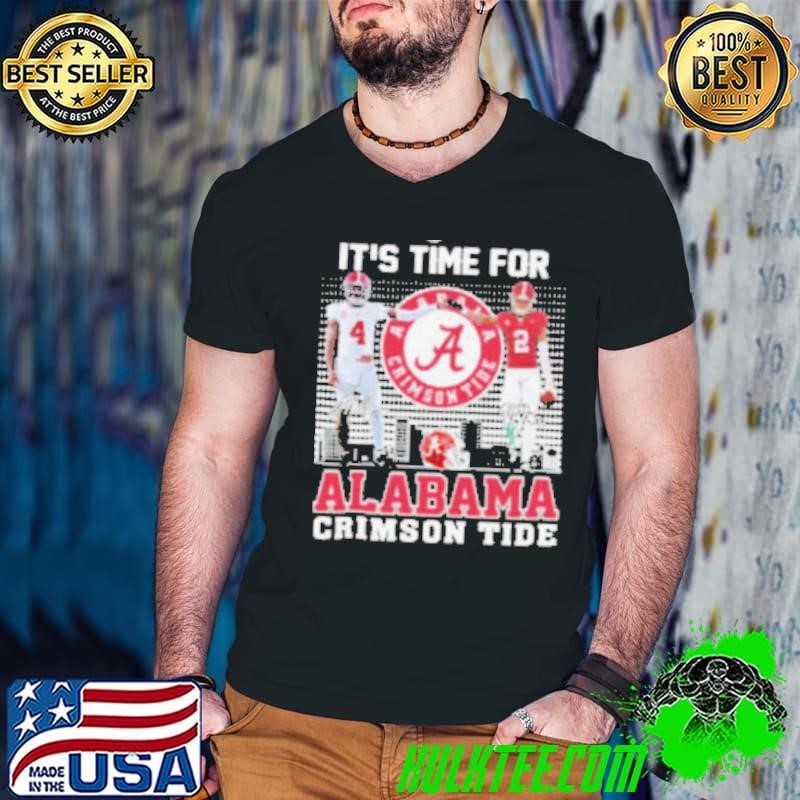 Ryan Williams And Jalen Milroe It’s Time For Alabama Crimson Tide Christmas shirt