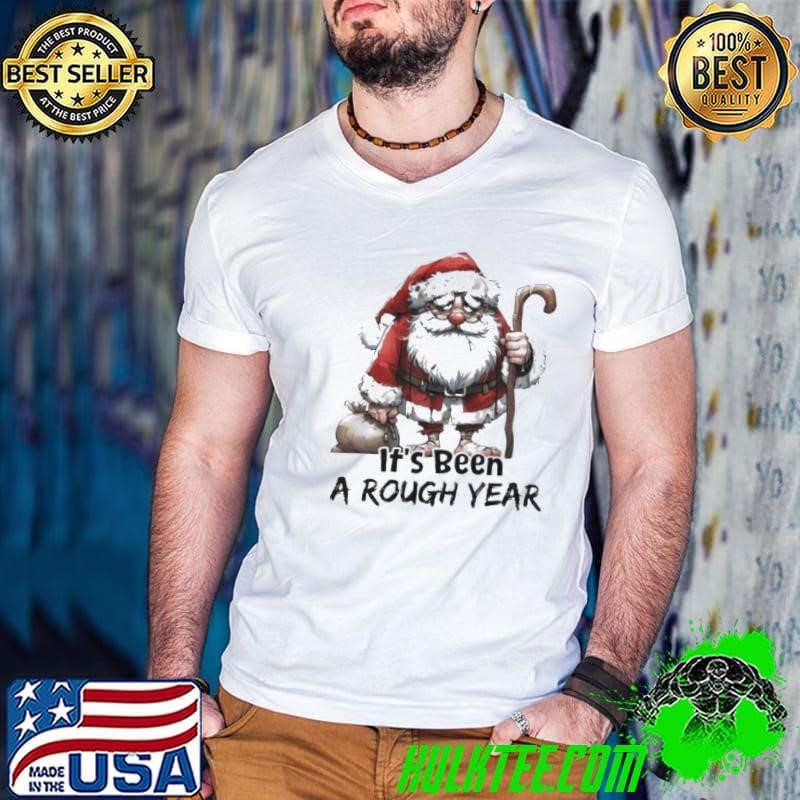 Santa Claus it’s been a rough year Guys V Neck